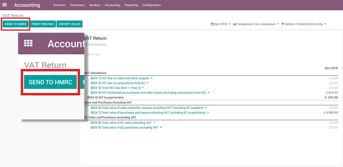Odoo text and image block